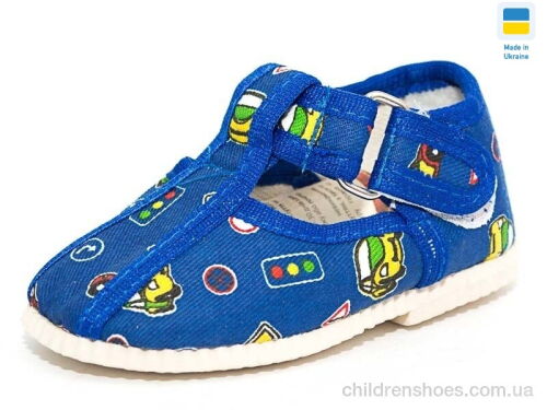 Тапки 1009 синий мальчик Slippers / p. 11-14 / 5пар