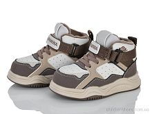 Кроссовки ABQ1971P-1 beige-coffee Clibee-ShoSho / p. 21-25 / 6пар