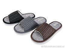 Тапки MU10409 mix YZY / p. 41-46 / 24пар