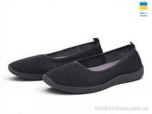 Слипоны 23-40 чорний Rai shoes / p. 36-41 / 8пар