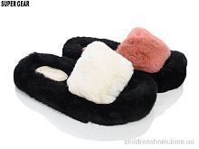 Тапки No brand PV323-19 wh-pink mix Тапки PV323-19 wh-pink mix Super Gear / p. 36-41 / 12пар