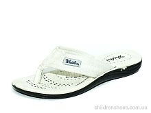 Шлепки Ж025-3 белый Waldem / p. 36-40 / 6пар