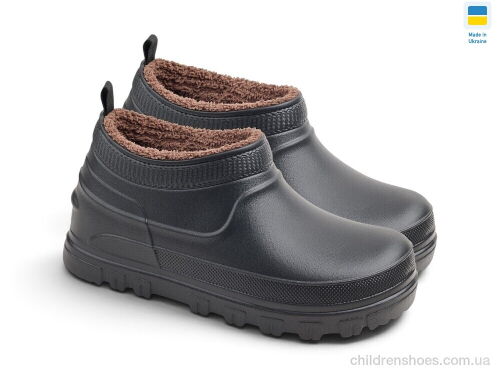 Галоши В-118A чорний Rai shoes / p. 42-45 / 6пар