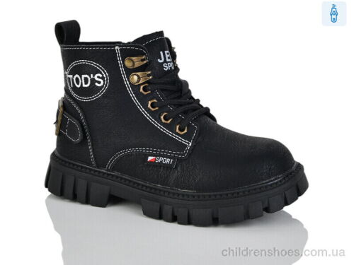 Ботинки 9036 black KEWK / p. 31-38 / 6пар