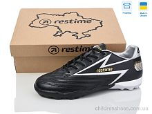 Футбольная обувь Restime DM024127-1 black-white Футбольная обувь DM024127-1 black-white Restime / p. 41-45 / 8пар