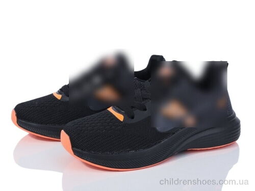 Кроссовки HD6(2053-1) black-orange Violeta / p. 36-41 / 8пар