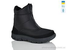 Ботинки 1323 черн видбивач DeMur / p. 36-41 / 8пар