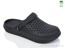 Кроксы N68 чорний Lot Shoes / p. 41-45 / 6пар