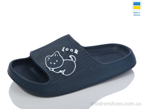 Шлепки N104 синій Lot Shoes / p. 36-41 / 8пар