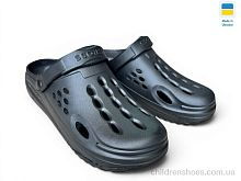 Кроксы П026 чорний Rai shoes / p. 36-41 / 6пар