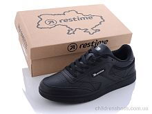 Кроссовки PMB26827 black Restime / p. 41-45 / 8пар