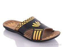Шлепки K26-Adik black-orange (30-35) DeMur / p. 30-35 / 6пар
