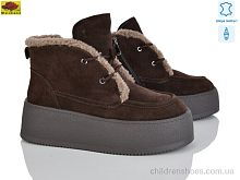 Ботинки B7788-4 chocolate Mei De Li / p. 36-41 / 8пар