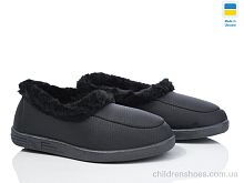 Тапки Каховка з хутром чорний Vladimir / p. 38-42 / 7пар