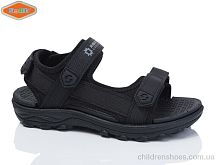 Сандалии No brand 1643-1 black Сандалии 1643-1 black EeBb / p. 31-36 / 8пар