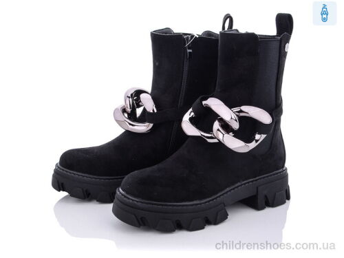 Ботинки M615-1 black Violeta / p. 36-41 / 8пар