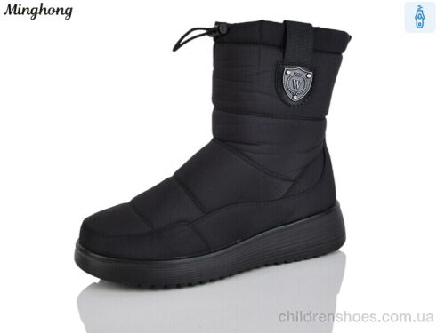 Дутики 291 black Minghong / p. 37-42 / 8пар