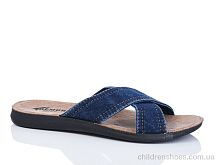 Шлепки Kot B blue батал DeMur / p. 43-47 / 6пар