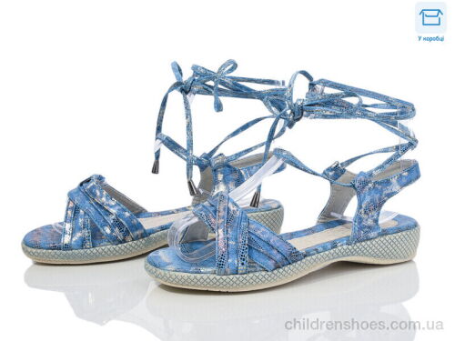 Босоножки 8868-23 blue DeMur / p. 30-37 / 10пар