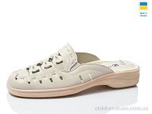 Шлепки 002-1 беж Summer shoes / p. 36-41 / 8пар