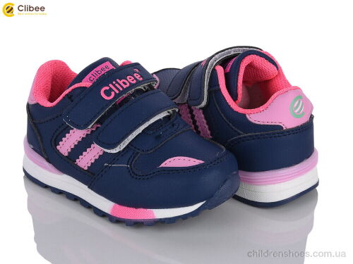Кроссовки F627D blue-peach Clibee / p. 21-26 / 6пар