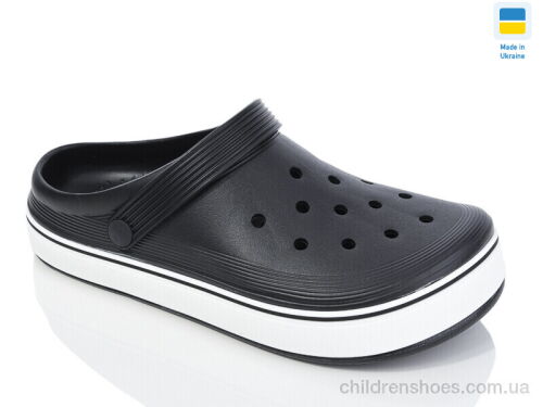 Кроксы N523 чорний Lot Shoes / p. 41-46 / 6пар