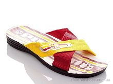 Шлепки Demur MBars yellow-red Шлепки
