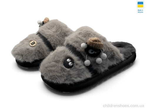 Тапки T25-01 сірий Rai shoes / p. 36-41 / 8пар