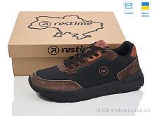 Кроссовки Restime FM024283 black Кроссовки FM024283 black Restime / p. 41-46 / 8пар