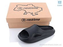 Шлепки TWL23125 black Restime / p. 37-41 / 24пар