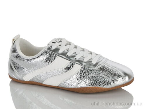 Кроссовки 2028-10 silver Violeta / p. 36-41 / 8пар