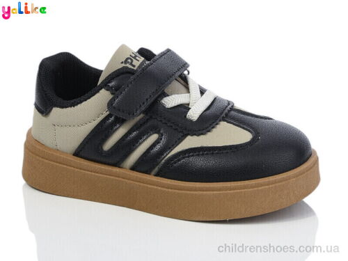Кроссовки 2026-1 black Yalike / p. 22-26 / 12пар