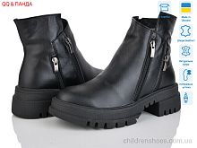 Ботинки 206 чорний QQ&Панда / p. 36-41 / 6пар