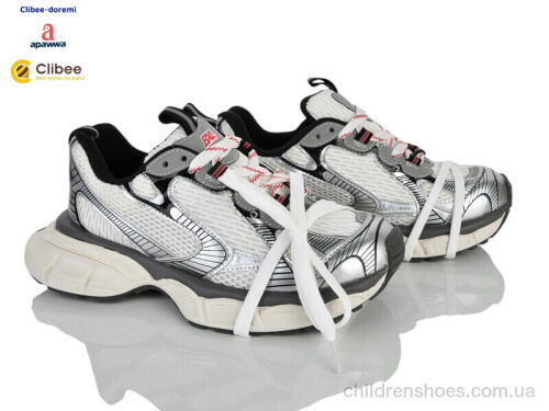 Кроссовки A2301-3 grey-black Clibee-Doremi / p. 36-40 / 5пар