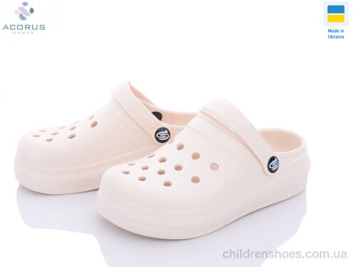 Кроксы 312 beige Acorus / p. 31-35 / 6пар