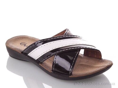 Шлепки G7144B-black DeMur / p. 26-30 / 6пар