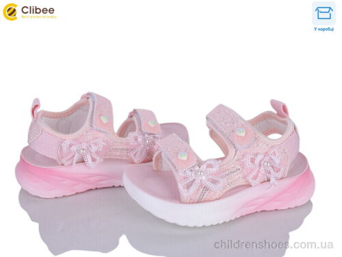 Босоножки ZB2330-1 pink Clibee / p. 26-31 / 6пар