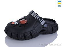 Кроксы 770 підліток чорний-графіт Lot Shoes / p. 36-41 / 6пар