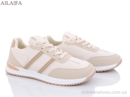 Кроссовки N0803 beige Ailaifa / p. 36-41 / 8пар