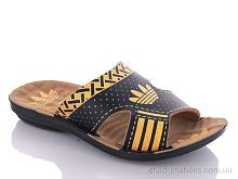 Шлепки K26-Adik black-orange (24-29) DeMur / p. 24-29 / 6пар