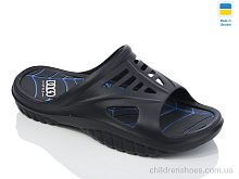 Шлепки N126 чорний Lot Shoes / p. 41-46 / 8пар