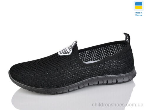 Слипоны 600 чорний Lot Shoes / p. 36-40 / 10пар