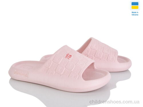 Шлепки E144 пудра Rai shoes / p. 36-40 / 8пар