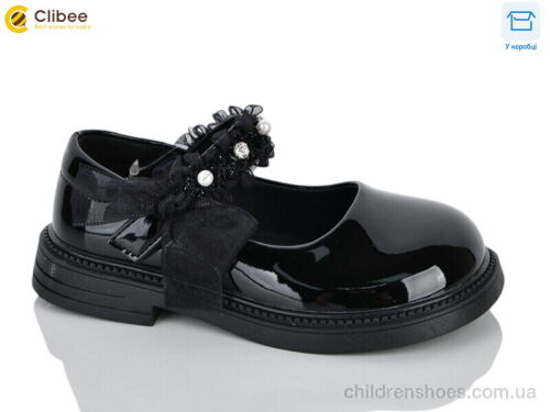 Туфли DB812 black Clibee-Apawwa / p. 26-30 / 6пар