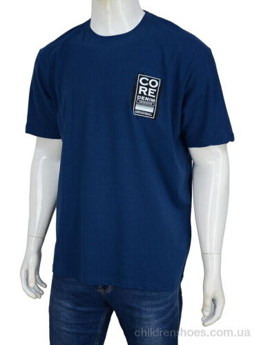 Футболка 3188-53 blue Мир / p. 3XL-6XL / 4пар
