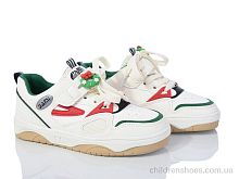 Кроссовки G41(Z1971) white-green Violeta / p. 32-37 / 5пар