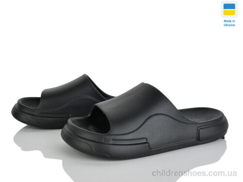 Шлепки E240 чорний Rai shoes / p. 41-46 / 8пар