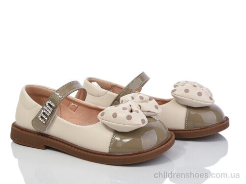 Туфли G46 (B6802) beige Violeta / p. 31-36 / 8пар