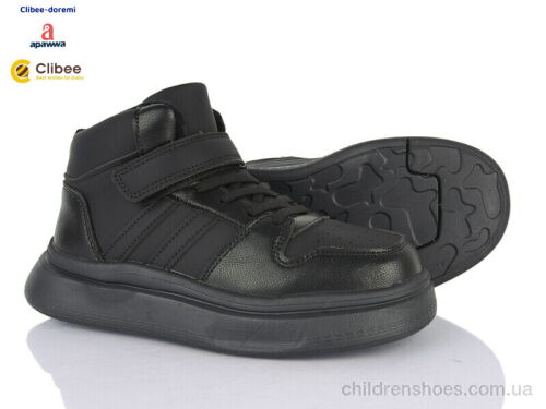 Кроссовки T6539 black Clibee-Doremi / p. 33-38 / 6пар