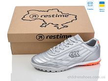 Футбольная обувь Restime DW024133-1 silver Футбольная обувь Restime DW024133-1 silver